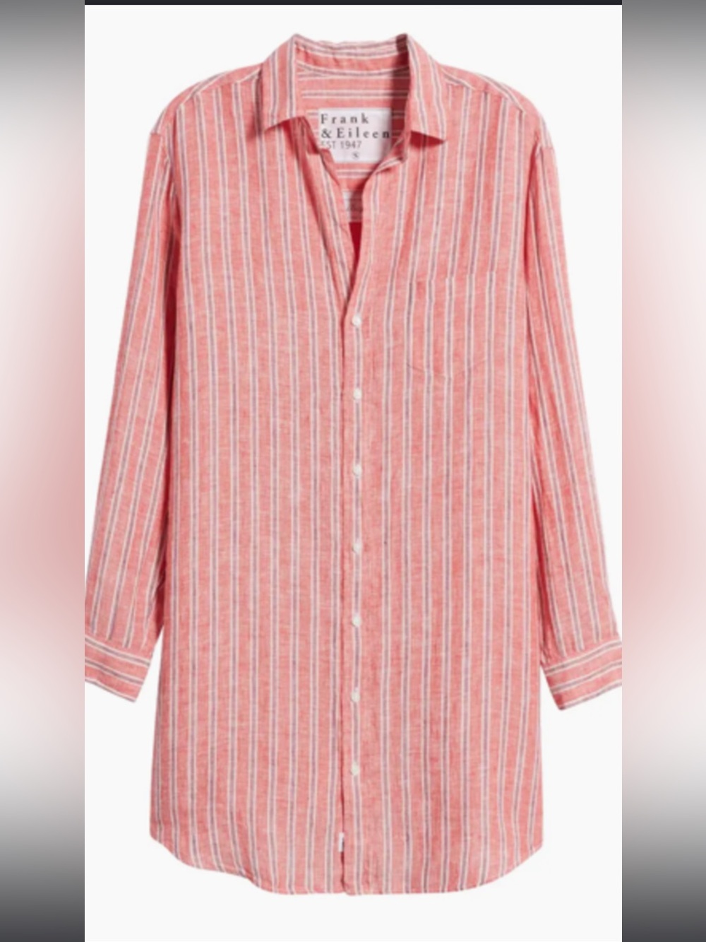 Frank & Eileen Mary Linen Shirtdress S